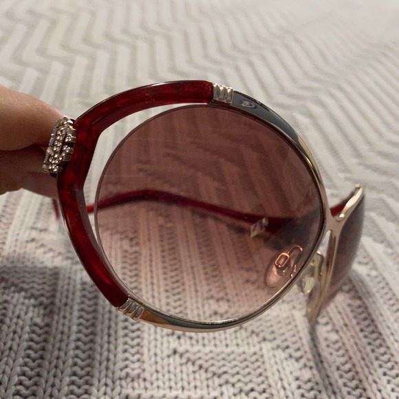 Roberto Cavalli Taigete red cat eye sunglasses - Picture 3 of 7
